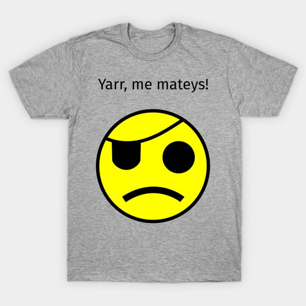 Pirate Moji Yarr T-Shirt by julianlab